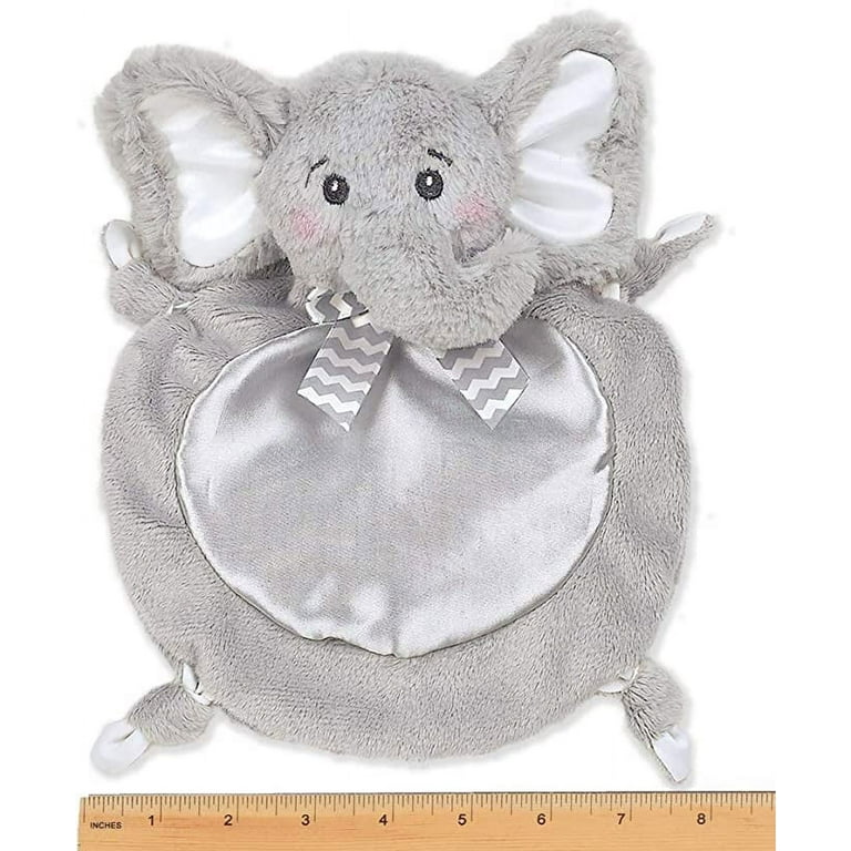Bearington Baby Wee Spout, Small Gray Elephant Stuffed Animal