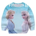 thumbnail image 1 of Sudaderas de Disney Frozen 2 Elsa para niñas, abrigo de algodón Anna, jerséis de manga larga, Tops para bebés, ropa de primavera y otoño para niños 7T Gao Jinjia LED, 1 of 2