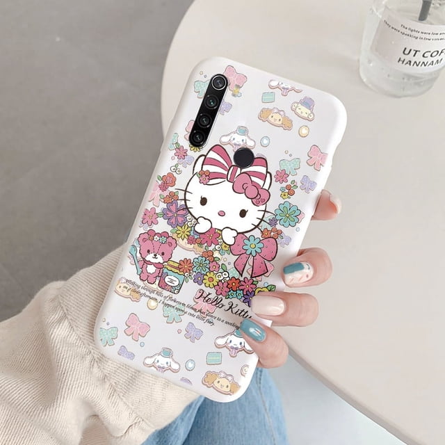 Cute Phone Case For Xiaomi Redmi Note 8 8T Pro note8 Girl Anti-drop Cinnamoroll Kuromi Hello Kitty Silicone Shockproof TPU Cover Kba-sanlo236 Redmi Note 8