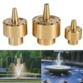 thumbnail image 5 of 1/4" / 1/2" / 3/4" Durable Brass Column Garden Pond Fountain Water Nozzle Sprinkler Spray Head Female Gold[2'], 5 of 9