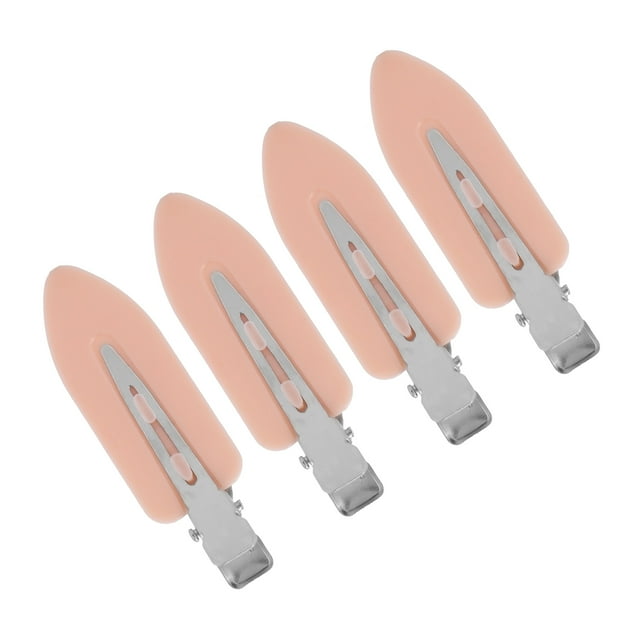 Pinzas Para El Cabello, Horquilla Portátil ABS Y Material De Aleación 4 Piezas Para Mujeres Y Niñas ANGGREK Rosa