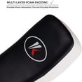 thumbnail image 6 of Kruzak Muay Thai Kick Pad for Training, Kicking Strike Shield for Kickboxing Martial Arts Sparring Taekwondo Muay Thai MMA Karate and Combat Sports (Sold as Single) (Black/White), 6 of 7
