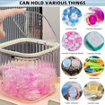 thumbnail image 3 of 100 OZ Laundry Pod Container Laundry Powder Container Laundry Pod Holder For Laundry Beads Dishwasher Pod Laundry Dispenser Laundry Room Organization Storage with Sealed and Pop-Up Lids (White), 3 of 6