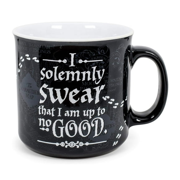 Taza Camper de cerámica con el mapa de Harry Potter Merodeadores, 600 ml