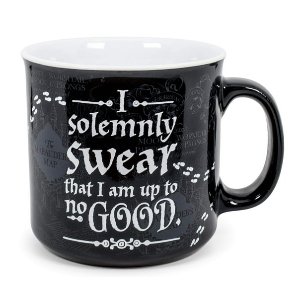 Taza Camper de cerámica con el mapa de Harry Potter Merodeadores, 600 ml