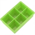 thumbnail image 2 of Ejoyous Silicone Ice Cube Maker 6 Cavities Chocolate Candy Tray Mold Kitchen Cooking Tools, Ice Cube Mold,Ice Cube Maker, 2 of 7