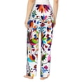 thumbnail image 3 of Naloa Mexican Bright Style Print Women’s Ultra-Soft Comfy Pajama Lounge Pants with Pockets & Drawstring, 3 of 8