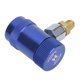 thumbnail image 4 of Acoplador de aire acondicionado Conector rápido de flúor A/C de latón para remolques, vehículos recreativos, automóviles, vehículos comerciales, 4 of 8