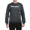 thumbnail image 2 of Dreamin' Dr Martin Luther King Jr. 1963 Unisex Crewneck Graphic Sweatshirt, Charcoal, Medium, 2 of 3