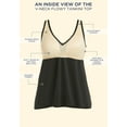 thumbnail image 4 of Swimsuits for All Women's V-Neck Flowy Tankini Top, 4 of 4