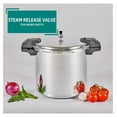 thumbnail image 5 of Polished Aluminum Pressure Cooker/Canner - 22 Quart - Silver - 5/10/15 PSI - Canning Pot with Racks for Vegetables, Meats & More, 5 of 9