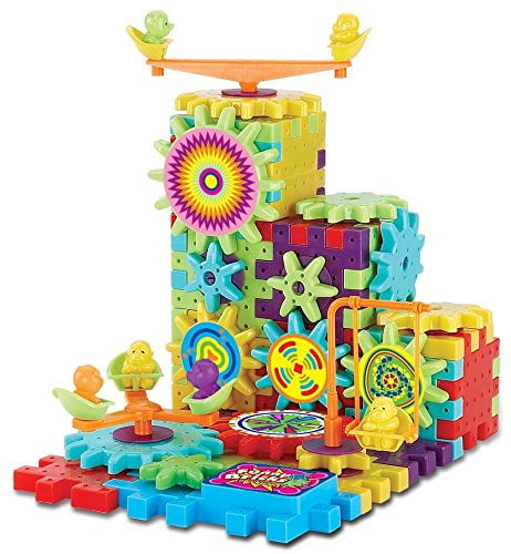 FUNNY BRICKS MOVING GEAR EDUCATIONAL BUILDING BLOCK TOY SET 81 PCS AGE 3 UP 