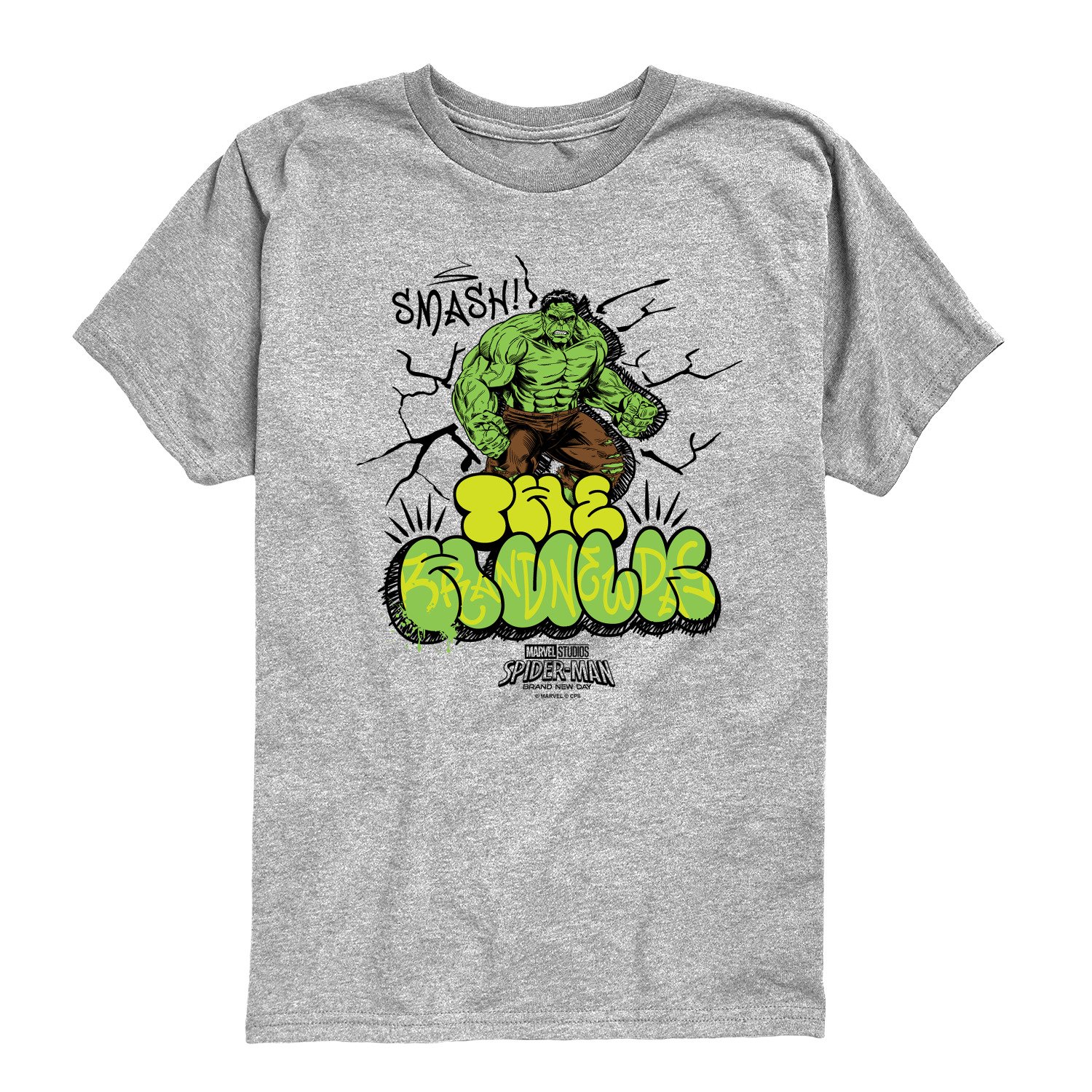 Spider-Man: Brand New Day - The Hulk Street - Youth Boys Short Sleeve Graphic T-Shirt