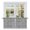 Gray, Slate, Charcoal, Ash, variant on Black Geometric Kitchen Curtains 63 Inch Length, Checkered Modern Abstract Art Tiers Curtains for Living Room Berdoom Bathroom, Light Filtering Drapes Rod Pocket Window Treatment 2 Panels 42"Wx63"L