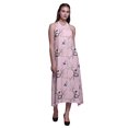 thumbnail image 1 of Bimba Bird Women Printed Backless Long Halter Neck Beachwear RayonDress-Medium, 1 of 6