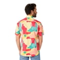 thumbnail image 3 of OppoSuits Men's Summer Shirts SHIRT Short Sleeve Coral Camo - XS Multicolor, 3 of 6