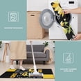 thumbnail image 6 of Black Sunflower Sunshine Pattern Kitchen Rugs Sets Of 3,Kitchen Runner Rugs Non Skid Washable,Decorative Kitchen Floor Mats for Kitchen,Sink,Laundry,17"x30"+ 17"x47" + 17"x59", 6 of 6