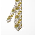 thumbnail image 2 of Men's Tie, Bouquet Art of Sunflowers, 3.7", Earth Yellow and Multicolor, by Ambesonne, 2 of 4