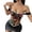 Black, variant on Njagoc3 Women's Floral Print Bandeau Corset Top - Stylish Slimming Casual & Party Wear