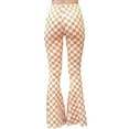 thumbnail image 3 of Daisy Del Sol High Waist Gypsy Comfy Yoga Ethnic Tribal Stretch Palazzo 70s Bell Bottom Fit to Flare Pants, 3 of 5
