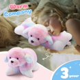 thumbnail image 4 of Almohada de peluche Glow Guards de 14 pulgadas con forma de arcoíris para perro, 4 of 6