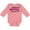 Mauve, variant on Mommy's Little Cheerleader with Megaphone and Pom Poms Girls Long Sleeve Baby Bodysuit