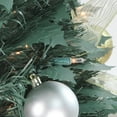 thumbnail image 3 of Northlight Multi-Color Prelit Incandescent Green Full Decorated Pop Up Christmas Tree, 6', 3 of 8