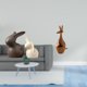 thumbnail image 2 of Estatua de cerámica,Juego de estatuas de cerámica para decoración de mesa de oficina en casa,estatua,Estatuas,figuras de animales,manualidades,Escultura de madera del zoológico,regalo de, 2 of 8
