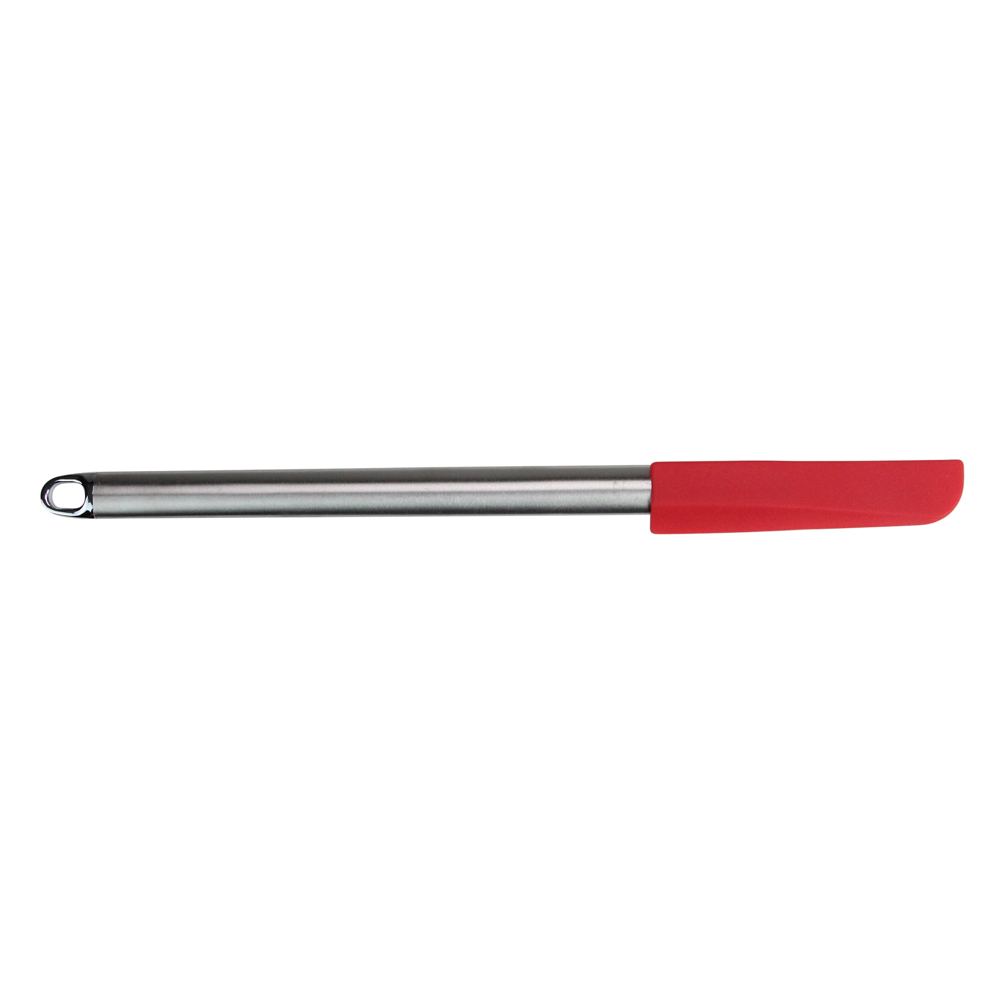 Red Silicone Blender Spatula with Metal Handle 13"