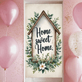 thumbnail image 4 of Yatrandify Wooden Frame Home Sweet Rustic Floral Banner for Home Entryway Porch Decoration, 4 of 7