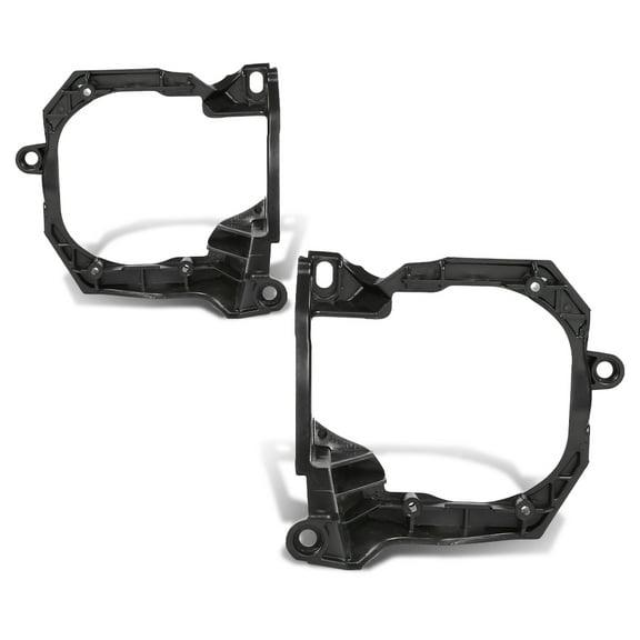 Pair Front Fog Light Bracket Set Trim Black Left Right Fit For Ford Mustang 2015-2017