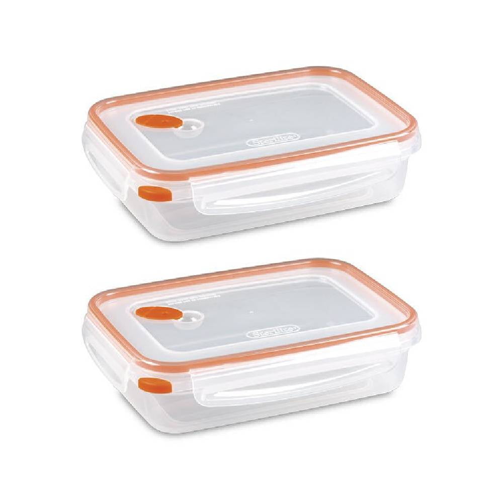 Sterilite Ultra Seal Food Storage Container 5.8 Cups Plastic Clear