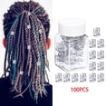 thumbnail image 4 of 100 Uds decoraciones colgantes joyería Zulema Perlas para trenzar el cabello, 4 of 8