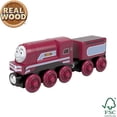 thumbnail image 3 of Toy Train Thomas & Friends Wood Caitlin con vagón de carga Tender, 3 of 6