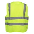 thumbnail image 3 of 10-Pack of Cordova V211PL Type R, Class II, Lime Mesh Vest, Hook & Loop Closure, 2-Inch Silver Reflective Tape, Large, 3 of 5