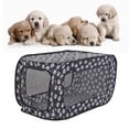 thumbnail image 5 of ZPAQI Pop-Open Kennel Large Portable Cat Cage Bite Resistant Pet Bed Travel Tent Convenient Zipper Closure Mesh Ventilation, 5 of 10