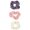 Multicoloured - 900, variant on American Eagle Womens Velvet Stripe 3-Pack Hair Scrunchie, Multicoloured,