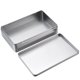 thumbnail image 5 of Hotop Caja de lata vacía rectangular plateada de 8,5 por 5,3 por 1,9 pulgadas, contenedores de regalo, joyería y almacenamiento, kit de lata, organizador para el hogar, 5 of 5