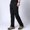 Black, variant on Men's Pants Ofreoo Men's Fashion Casual Solid Color Cargo Zipper Pockets Elastic Waist Full Length Pants Gift for Adults