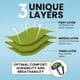 thumbnail image 3 of Arnés para perros Copatchy, no tira, reflectante, ajustable, color verde S, 3 of 6