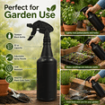 thumbnail image 4 of Opaque Black Spray Bottles - UV Light Blocking Professional/Industrial Large - Cleaning & Plant Solutions - Chemical Resistant - Extra Large 32 oz - Leak Resistant - Car Detailing - Janitorial, 4 of 8