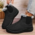 thumbnail image 2 of CAICJ98 Women Snow Boots Warm Lined Waterproof Ankle Booties Anti-Slip Winter Boots Women (Black,Size 6.5), 2 of 7