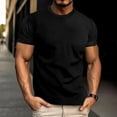 thumbnail image 2 of Maean Men's T Shirts Summer Crewneck Tee Shirts Casual Short Sleeve Pullover Textured Tshirts, 2 of 6
