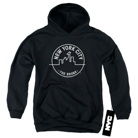 New York City See Nyc Bronx Youth Pullover Hoodie Sweatshirt Black