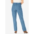 thumbnail image 2 of Woman Within Plus Size Petite Perfect Relaxed All-Cotton Denim Five-Pocket Jeans, 2 of 4