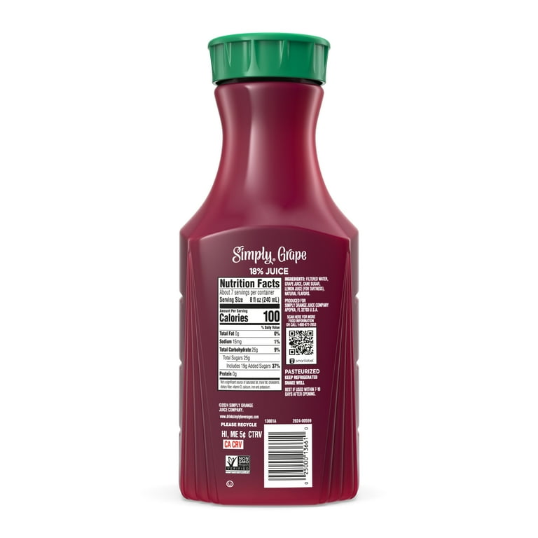 Simply Grape Juice, 52 fl oz
