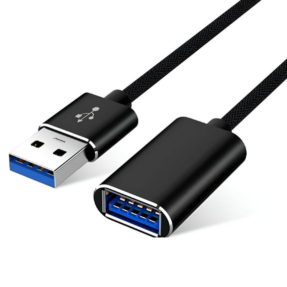 GJX 2PACK 6 ft USB Extension Cable, USB A to A Charging Power Cord (Male to Female)