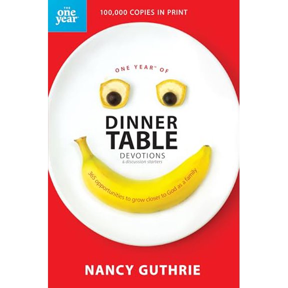 Pre-Owned One Year of Dinner Table Devotions & Discussion Starters: 365 Opportunities to Grow Closer to God as a Family (Paperback) 1414318952 9781414318950