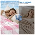 thumbnail image 2 of Pink Checkered Cooling Blanket, Lightweight Breathable Summer Throw Blanket with Double Sided Cold Effect, Pink White Buffalo Plaid Picnic Beach Blankets Bed Sheet for Hot Sleepers 30"x40", 2 of 8