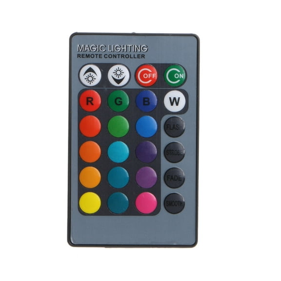 ✪ E12 3W RGB LED 15 Colors Changing Candle Light Bulb Lamp w/Remote Control AC85-265V